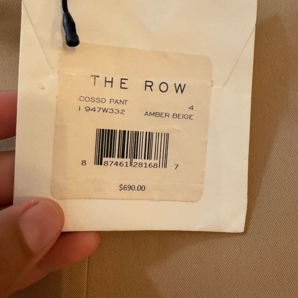 The Row Cosso Pant in Amber Beige - Picture 2 of 16